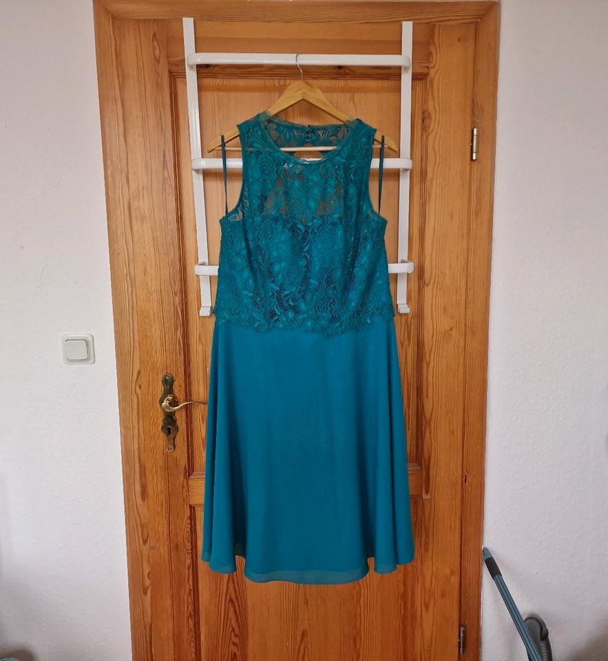 Rosera Abendkleid Ballkleid  Gr 48 petrol / türkis in Bismark (Altmark)