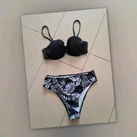 Bikini. Schwarz -  Weiß. Gr. 42 (L). Cup 80 B. H&M Nordrhein-Westfalen - Niederzier Vorschau