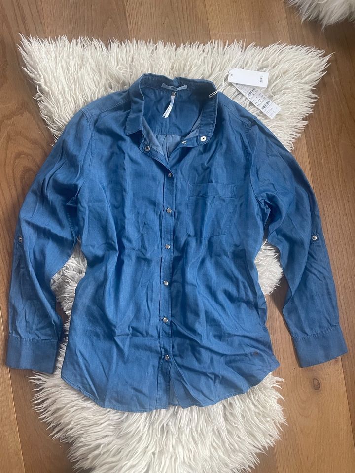 BRAX Bluse Gr.40 Style Victoria NEU Jeans-blau in Ottendorf (bei Kiel)