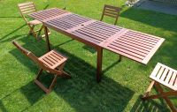 ' Gartenmöbel Set aus Holz ' Tisch + 4 Stühle ' wie Neu ' Bayern - Meitingen Vorschau