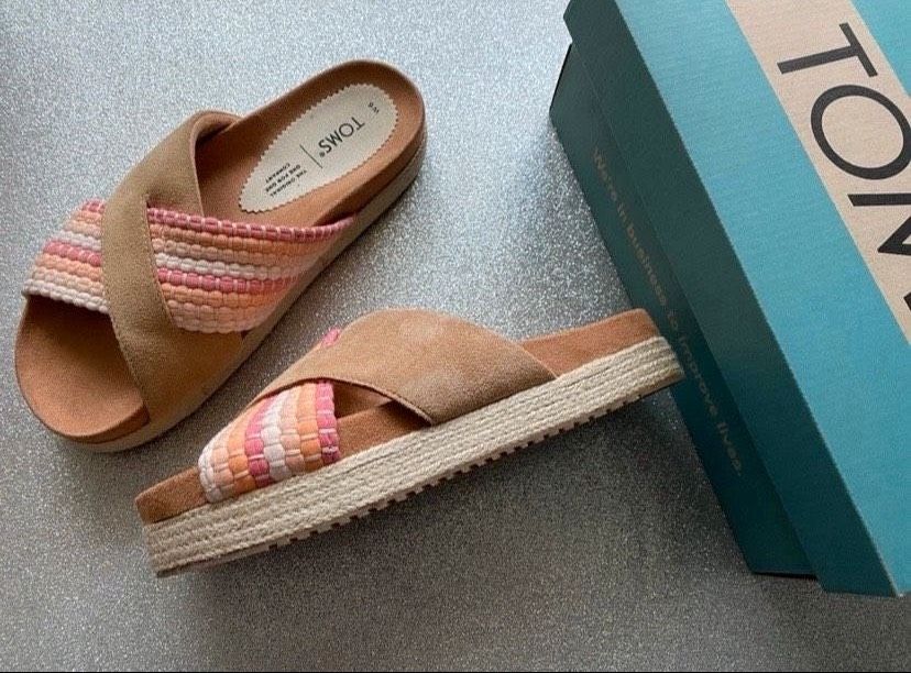 TOMS Paloma Honey Suede, Pantoletten, Sandalen, Damen, 36-37, NEU in Mannheim