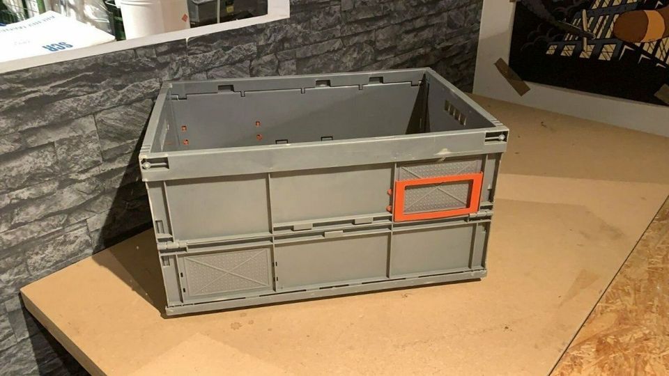 Faltboxen Euromaß 600x400x320 mm Klappboxen Grau in Lohne