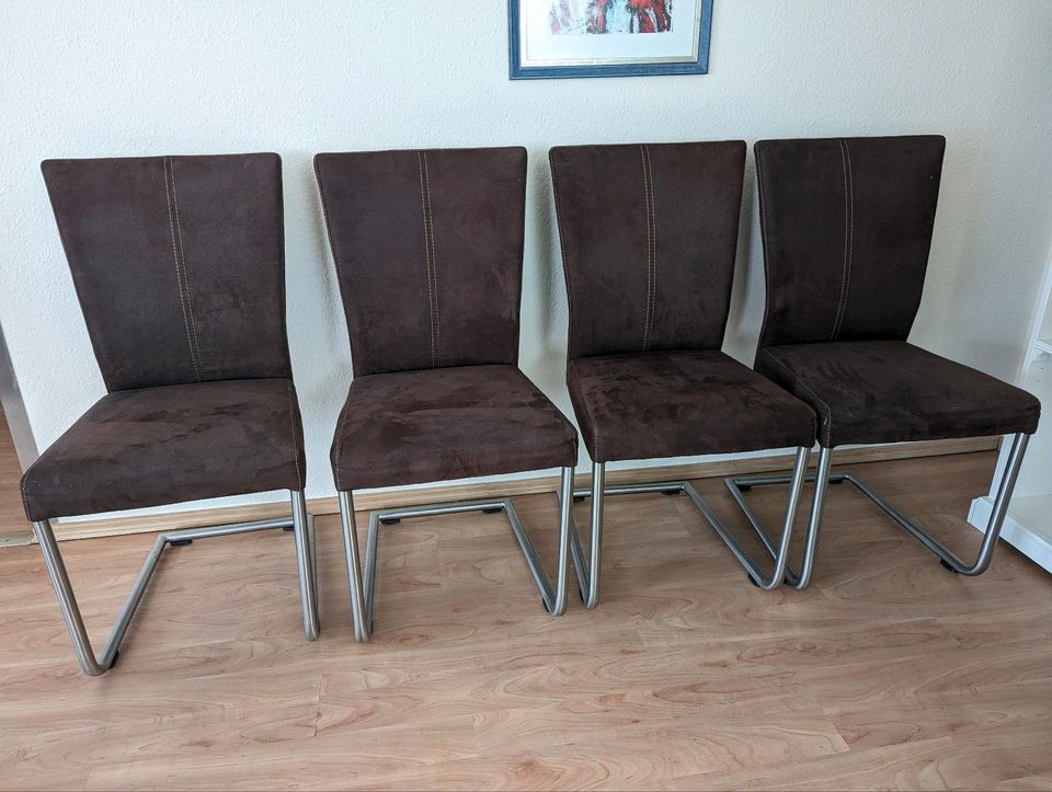 4 hochwertige Stühle / Freischwinger in Pulheim