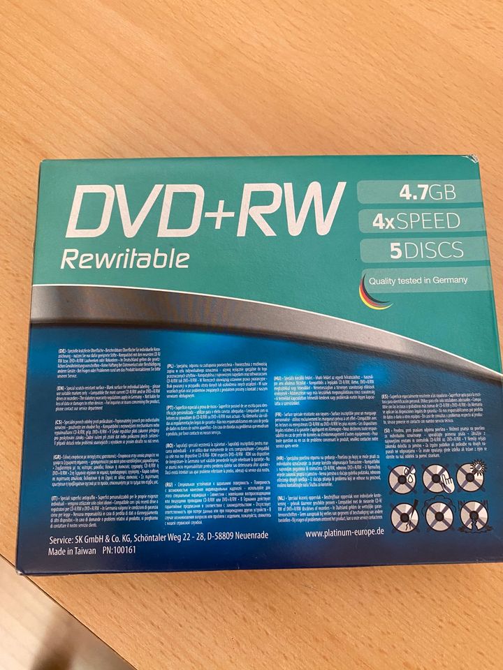 DVD-5Discs 4,7GB (NEU) in Groß-Gerau