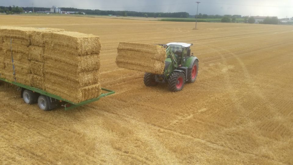 Strohballen in Quader,-Rund und Kleinballen in Buch