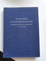 Antiquar.Buch „Die Entwicklung des Oberbefehls über das Heer“ Brandenburg - Rathenow Vorschau