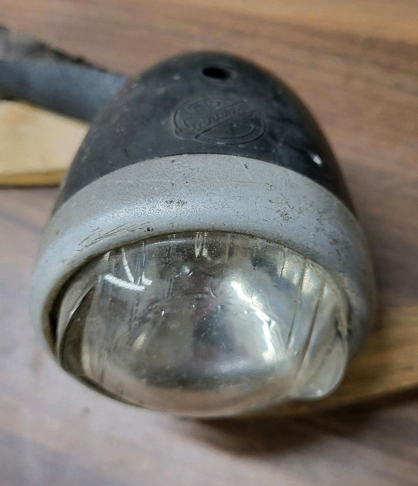 Riemann Fahrradlampe Antik, Hella in Stützengrün