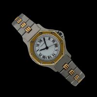 Cartier Santos Octagon Ronde Edelstahl/18K Gold Ref. 0907 Bayern - Ebersberg Vorschau