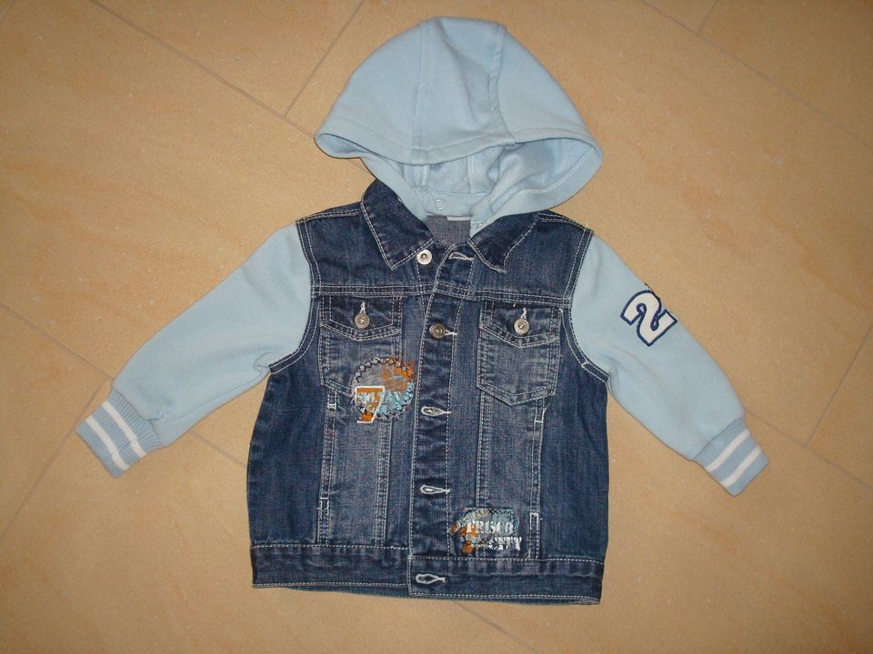 coole Jeansjacke / Sweatjacke dopodopo Gr. 92 Jungen in Weinbergen