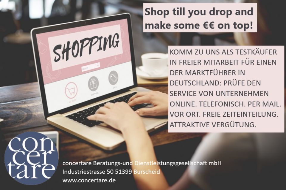 Testkäufer / Mystery Shopper (m/w/d) in Stuttgart-Ost gesucht in Stuttgart