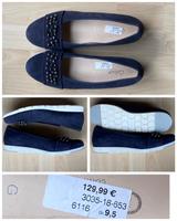 Gabor Damenschuhe Gr. 9,5/44 flach, blau, Neupreis 129,99€ Wandsbek - Hamburg Hummelsbüttel  Vorschau