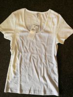 *NEU* Only T-Shirt L 38 40 Rippshirt Basic Pullover weiß Thüringen - Erfurt Vorschau