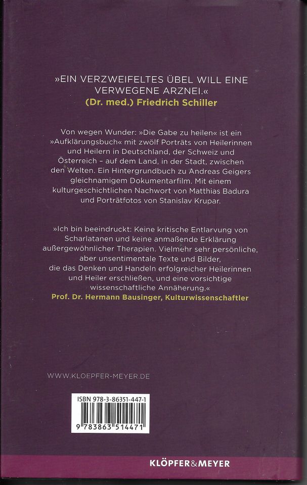 Die Gabe zu Heilen von Andreas Geiger u. Annette M. Rieger , Neu in Wald Oberpf.