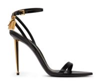 Tom Ford Padlock Highheels Sandalen Sandalette schwarz 38,5 NP980 Nordrhein-Westfalen - Haltern am See Vorschau