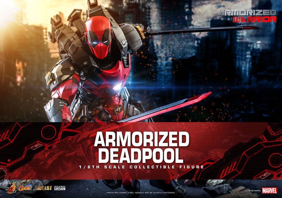 ARMORIZED DEADPOOL -  DIECAST CMS09-D42 - Actionfigur - HOT TOYS in Weilmünster