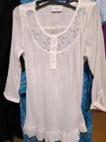 Bluse Tunika weiß neu Gr. 34/36 S mit Spitze Köln - Weiß Vorschau