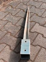 2 Einschlaghülsen/ Erdspieße 7,5x7,5x 60cm für Gartenzaun/ Balken Baden-Württemberg - Bühl Vorschau