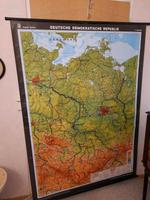 DDR Karte f. Geografieunterricht in der DDR. Mit BH- Verschluss!! Sachsen-Anhalt - Stendal Vorschau
