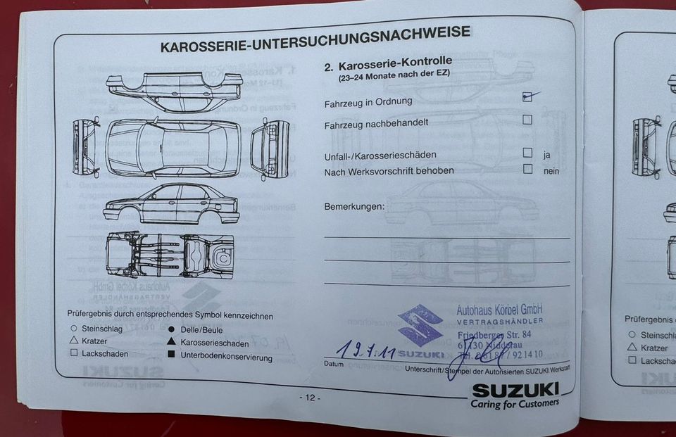 Suzuki Swift 1.3 +Klima+EURO4 + 1.Hand+Scheckheft in Hanau