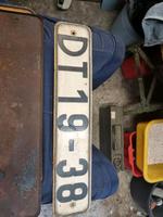 DDR Nummernschild Brandenburg - Fürstenberg/Havel Vorschau