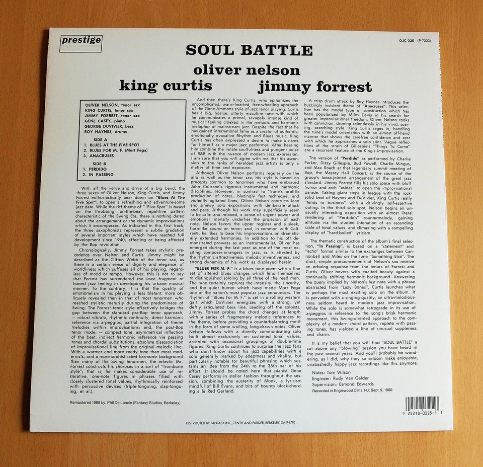 LP „Soul Battle“, King Curtis Nelson/Curtis/Forrest 1A in Kassel