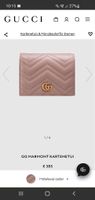 NP: 385€ Neuw. Gucci Marmont Kartenetui Geldbörse Leder rosa gold München - Altstadt-Lehel Vorschau