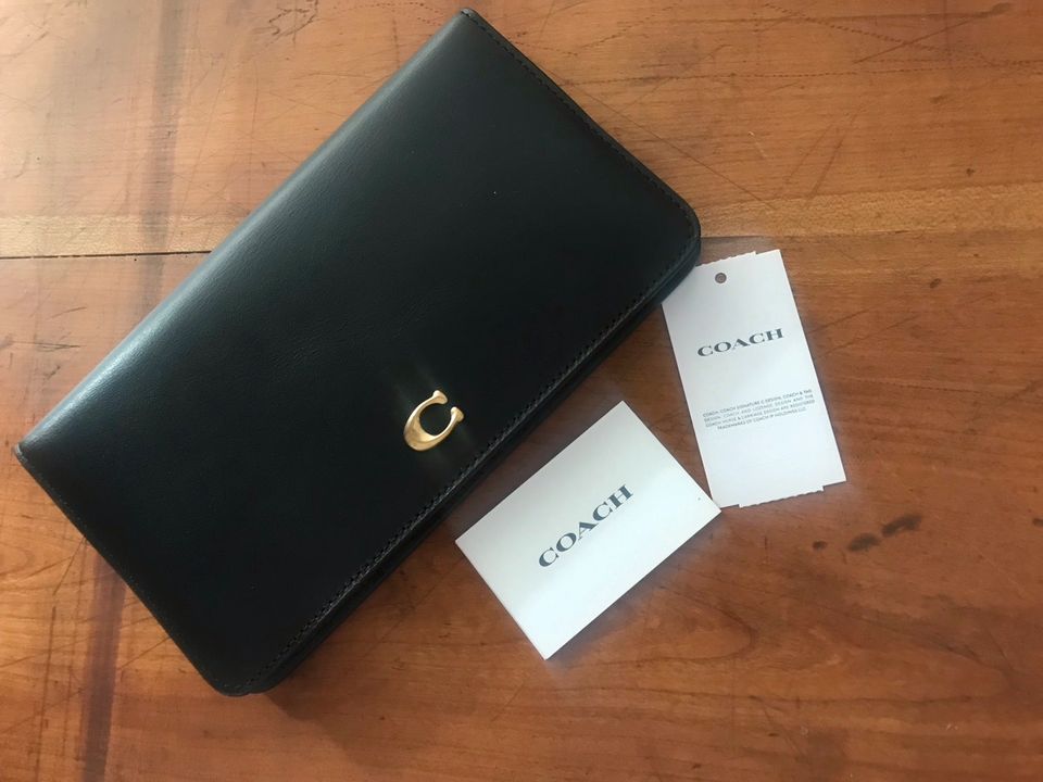 Coach Bi-Fold Portemonnaie Slim Travel Wallet NP 250€ in Bad Rappenau