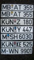 Deutsche Nummernschilder- Old German plates Baden-Württemberg - Widdern Vorschau