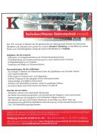 Wir suchen Dich, einen Techniker / Meister Elektrotechnik ! Niedersachsen - Lüneburg Vorschau