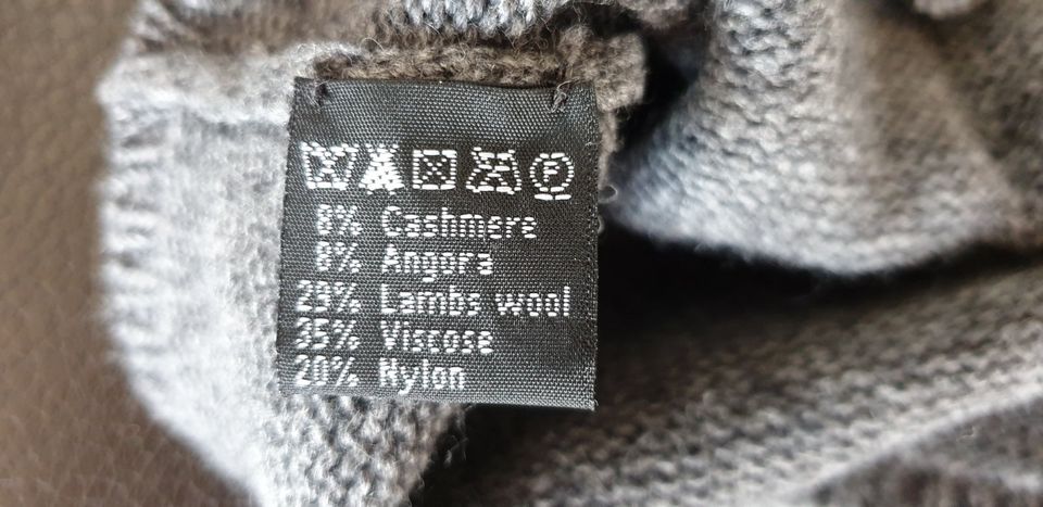 ROECKL Cashmere Perlen Set: Schal Mütze Handschuhe grau ONE SIZE in Berlin