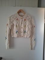 Strickjacke von Boden, bestickt mit Blumen Bayern - Kalchreuth Vorschau