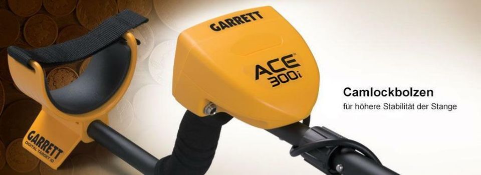 Garrett Ace 300i Metalldetektor + Pinpointer AT in Geldern