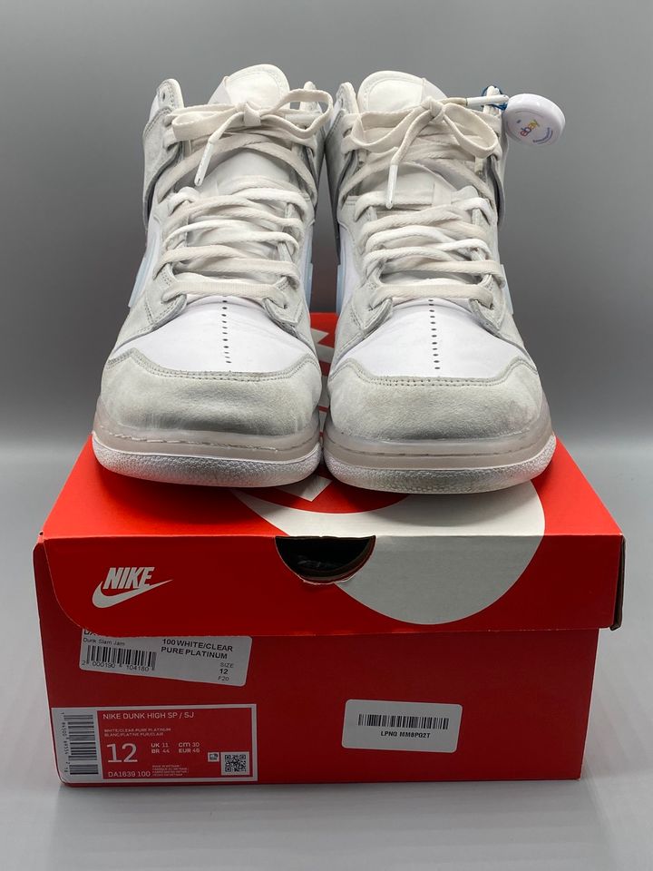 Nike SB Dunk High x Slam Jam Pure Platinum in Mühlhausen