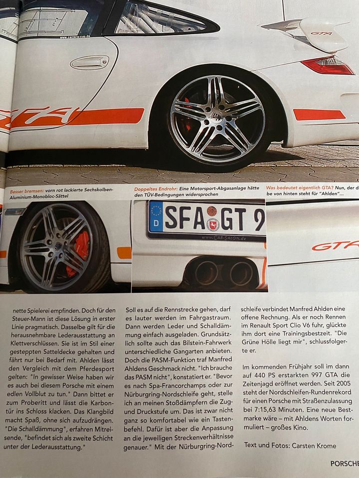 Porsche 911 997 GT3 Cup - Rennwagen für die Straße in Stuhr