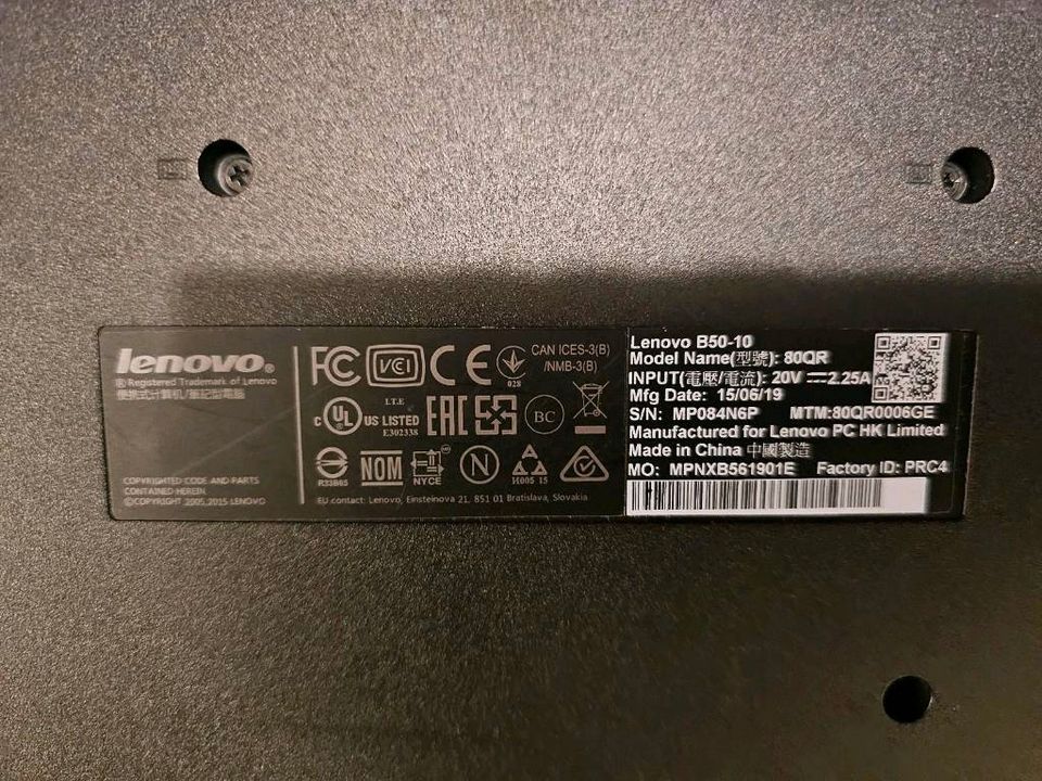 Lenovo B50-10 Notebook in Duisburg