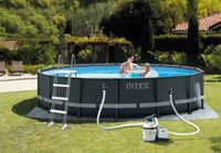 Frame Pool Set Ultra Rondo XTR Ø 488 x 122 cm statt 899.- Nordrhein-Westfalen - Borken Vorschau