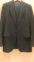 Nadelstreifen Anzug, schwarz original von 1978, Vintage Niedersachsen - Hohenhameln Vorschau