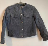 ⚡️ Lederjacke Jacke Übergangsjacke Wildleder blau grau 38 ⚡️ Nordrhein-Westfalen - Leverkusen Vorschau