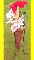 Blumenständer mit Kunstblumen / Blumenvase Wandsbek - Hamburg Farmsen-Berne Vorschau