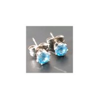 Ohrringe klein bleu Kristall Silber farbend Nordrhein-Westfalen - Ratingen Vorschau