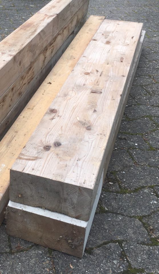 Holz Balken Fichte 24x12cm Trocken 2 Stück in Hamburg