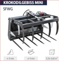 Neu - Finanzierung verfügbar! ► KROKODILGEBISS MINI für Hoflader Eurotrac W 11 ◄ Krokodilschaufel - Anbaugerät für Radlader Stalllader Teleskoplader Hoftrak Kleintraktor - Herstellergarantie Niedersachsen - Heemsen Vorschau