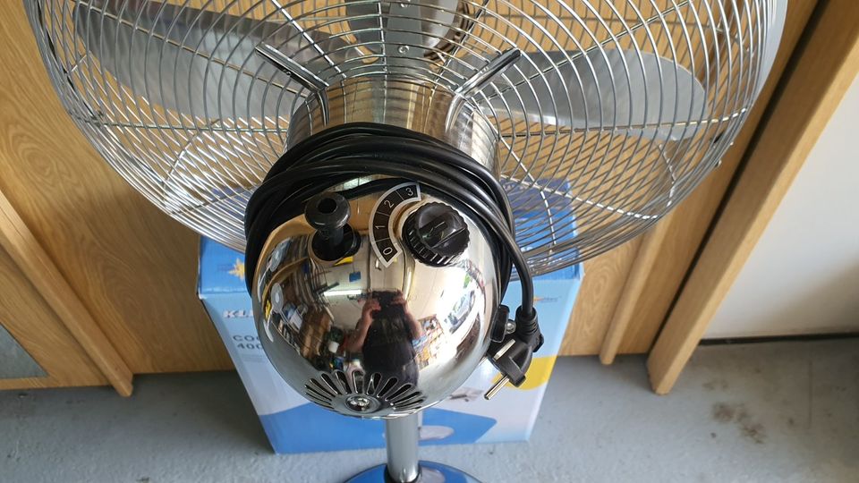 Suntec Coolbreeze Standventilator 4000SVM Chrom 40cm 50Watt in Kempen