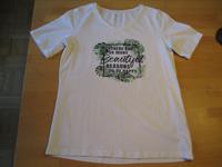 T-Shirt - Esmara - Damen - weiß mit Print - Gr. L (44/46) Münster (Westfalen) - Wolbeck Vorschau