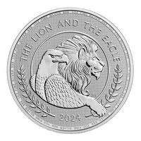 Silbermünze British Lion and American Eagle 1 oz 2024 Royal Mint Niedersachsen - Fürstenau Vorschau