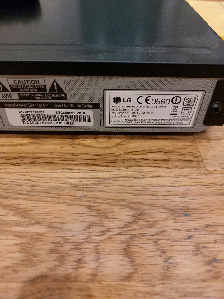 LG 3D blu ray DVD Player in Kleinich