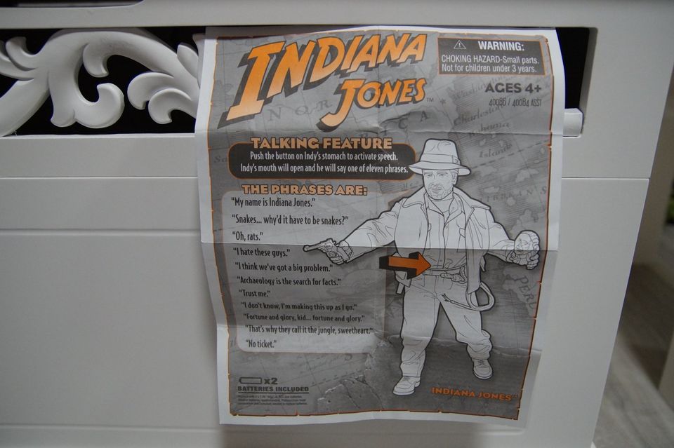 Hasbro Talking (sprechender) Indiana Jones aus dem Jahr 2008 in Dortmund