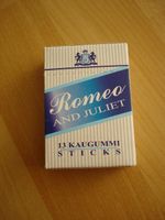 Romeo und Juliet 13 Kaugummi Sticks Neu Nordrhein-Westfalen - Sankt Augustin Vorschau