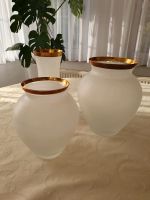 3-teiliges Vasen Set Milchglas mit goldenem Rand Mecklenburg-Vorpommern - Torgelow Vorschau