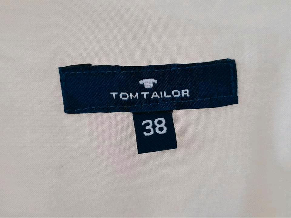 Leichte Langarmbluse, cremefarben, Gr. 38, Tom Tailor in Kenzingen